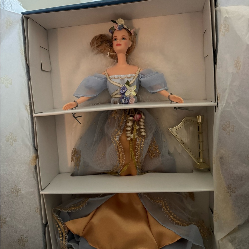 Harpist Angel Barbie - Collectible
